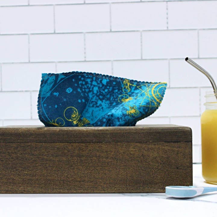 Pañuelos lavables, espacio, tejidos suaves, toallitas, reutilizables para venta al por mayor de Stella & Sol Sustainables