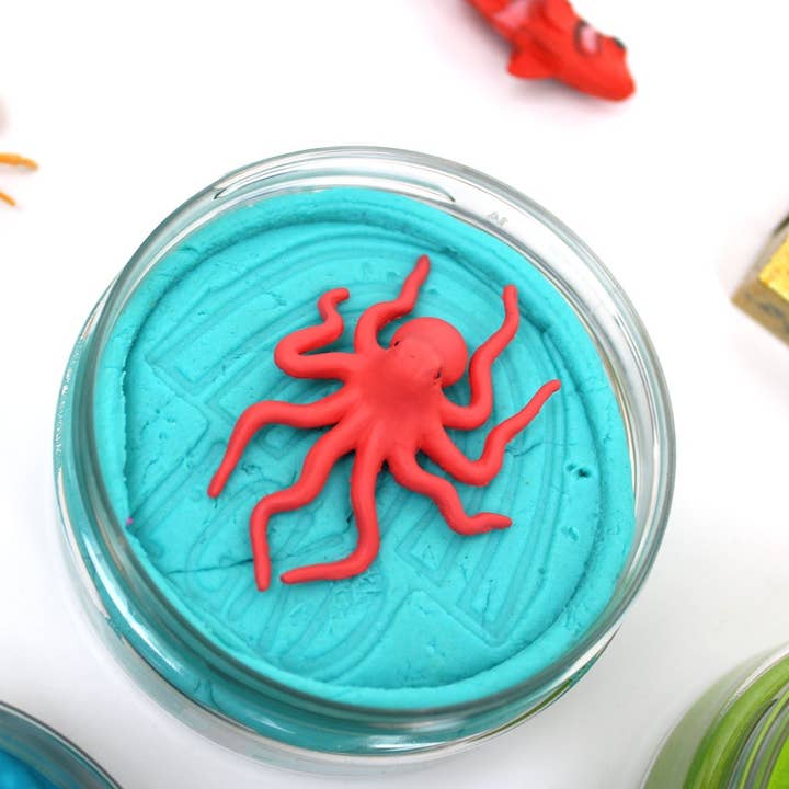 Earth Grown KidDoughs (KidDoughs by EGKD) - Wholesale Toy Set - Kids - Ocean Hidden Surprise KidDough - 4 oz3