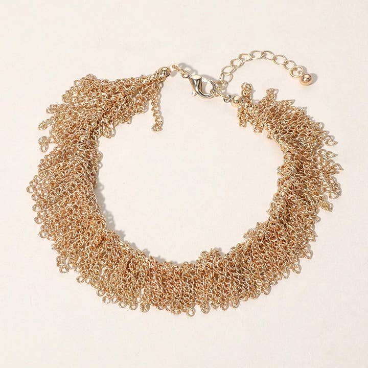 Metal Chain Fringe Bracelet
for wholesale by Sensibling Corp.