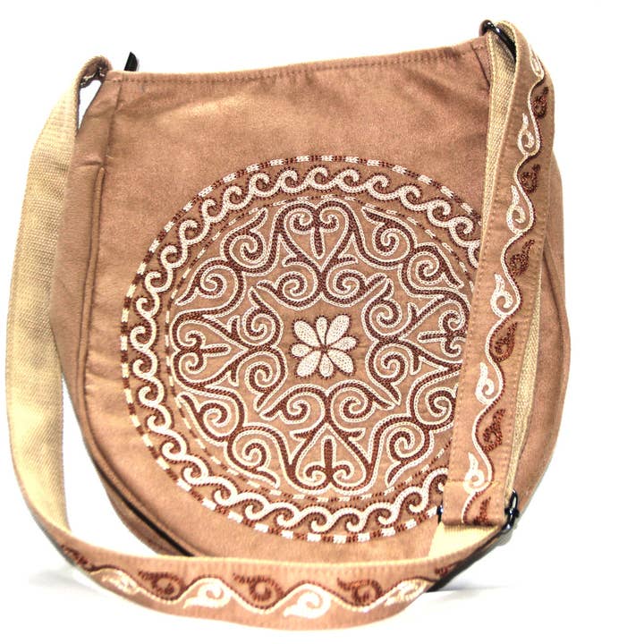 Mongulai – Großhandel Umhängetasche - Damen – Kazakh bestickte Tasche4