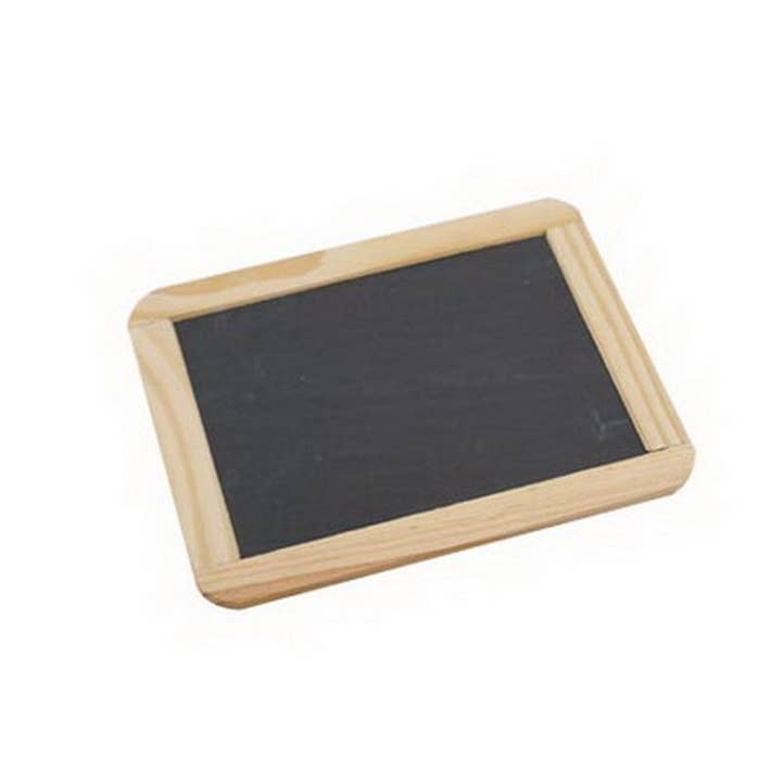 ABC Crafted Series - Wholesale Chalkboard - Slate Board With Wood Trim (22 cm x 17 cm | 8.6 in x 6.7 in)