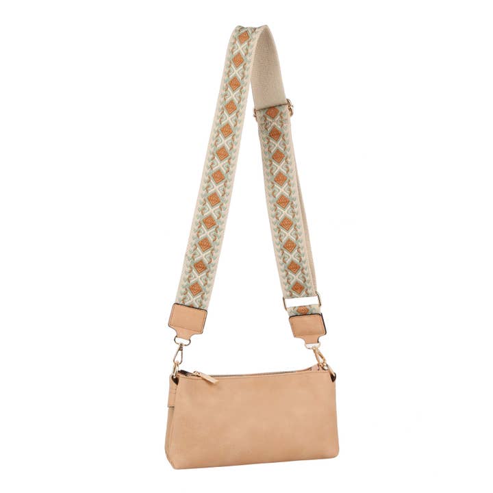 Women Crossbody Guitar Strap Mimi Purse for wholesale by Handbag Factory Corp