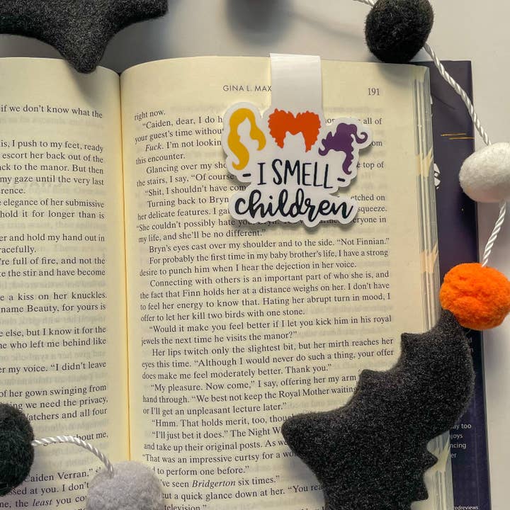 Hocus Pocus Magnetic bookmark | Sanderson Sisters | witchy spooky season cute handmade bookish gift | book club teacher friend mom gift | for wholesale by Treasured Tropes Paper Co