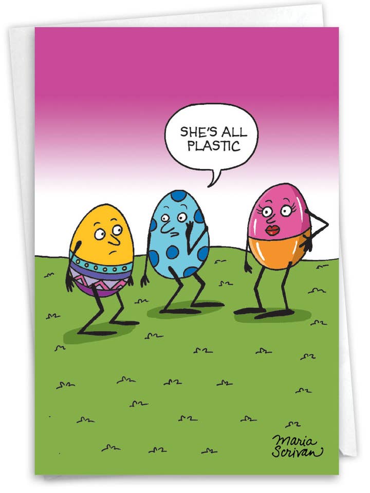 Påske lykønskningskort - plastæg for engroshandel hos NobleWorks