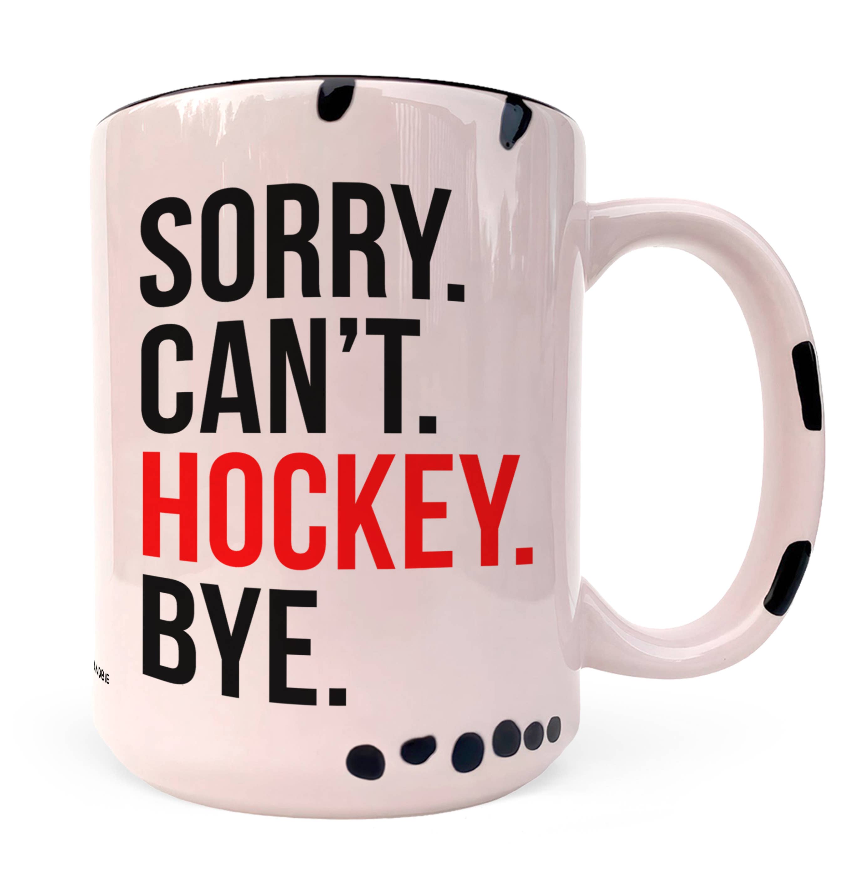 coco+bie designs - Wholesale Coffee Mug - Sorry Can’t Hockey Bye Mug – Funny Hockey Coffee Mug4