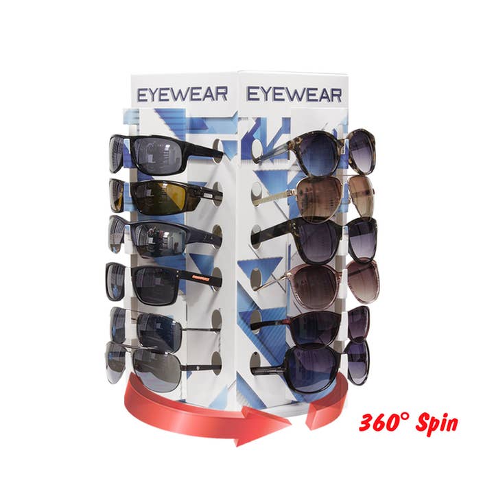 Shark Eyes, Inc – wholesale Sunglasses – Unisex – Foster Grant Sunglass Counter Display 48 PCS Assorted Styles1