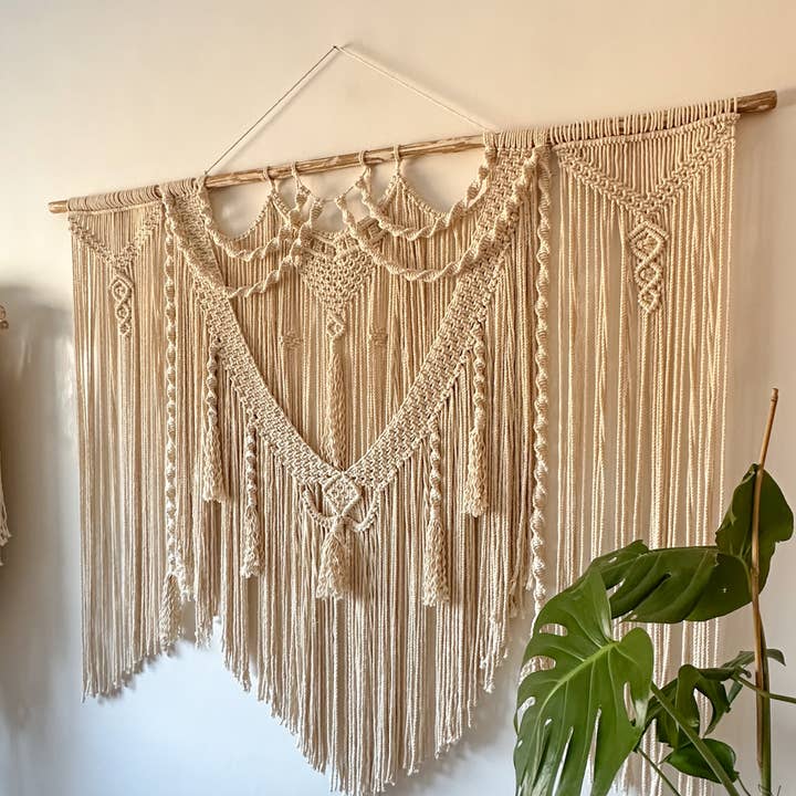 Bonnie Handmade - Wholesale Decorative Tassel/Wall Drop - Extra Large Macrame Wall Hanging, Bohemian Decoration (TAG)9