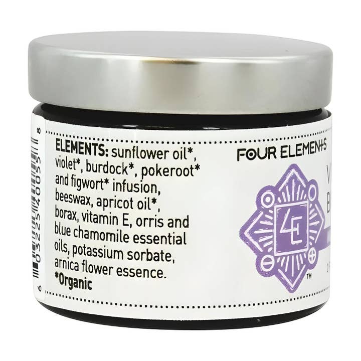 Four Elements Organic Herbals - Wholesale Body Balm/Butter - Violet Burdock Breast and Body Balm - 2 oz3