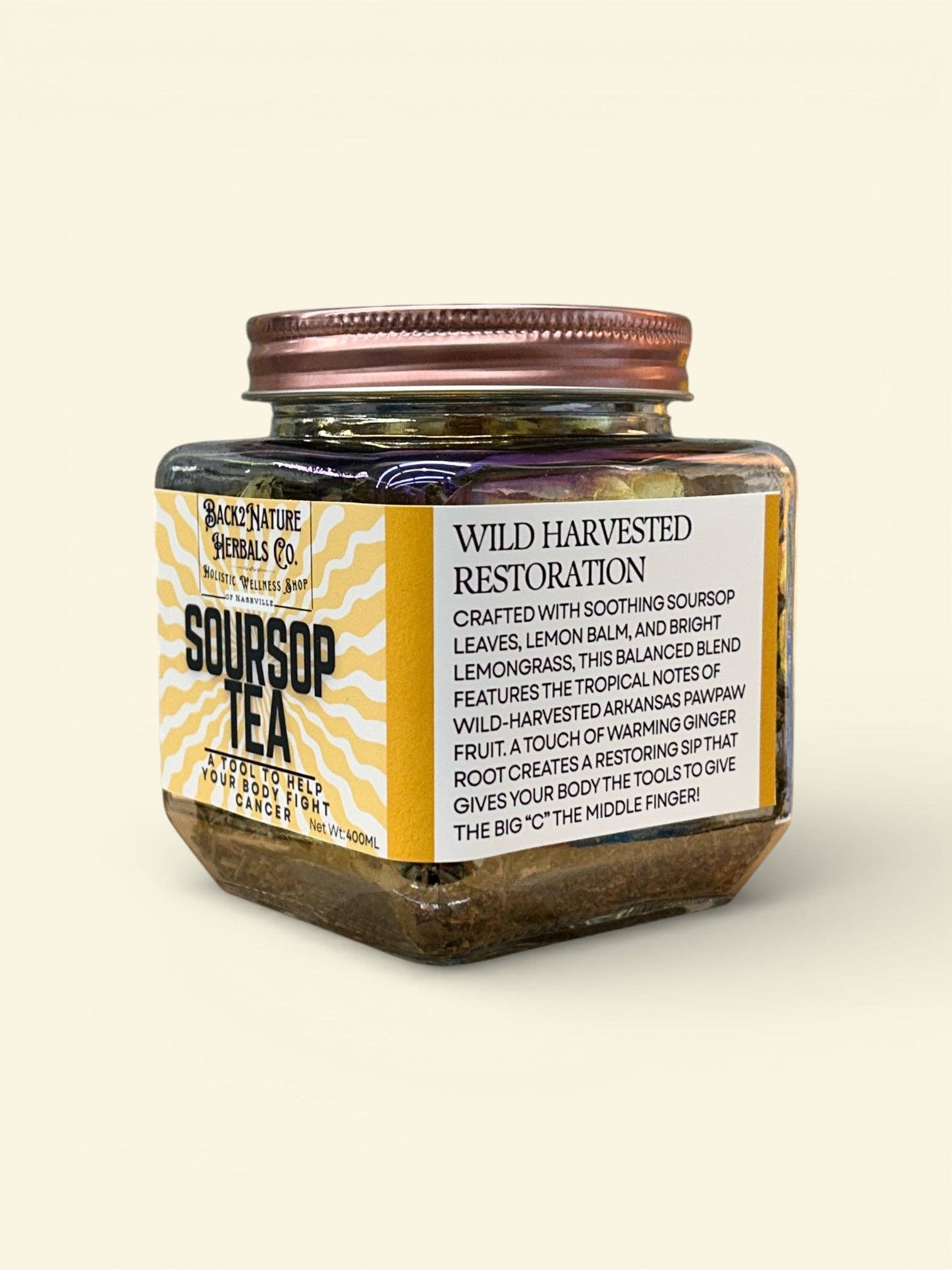 Back2Nature Herbals - Wholesale Health/Detox Tea - Soursop Leaf Tea | Wild-Harvested Herbal Wellness Tea3