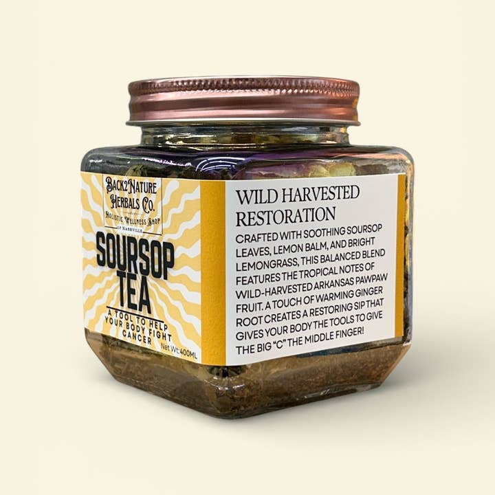 Back2Nature Herbals - Wholesale Health/Detox Tea - Soursop Leaf Tea | Wild-Harvested Herbal Wellness Tea3