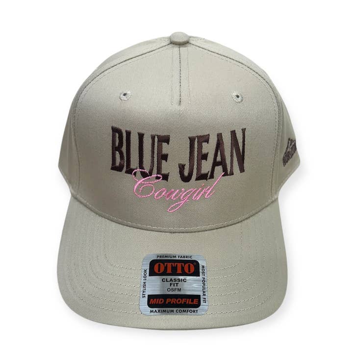 Blue Jean Cowgirl Embroidery Hat - Otto Cap for wholesale by Horizon Hat Co.