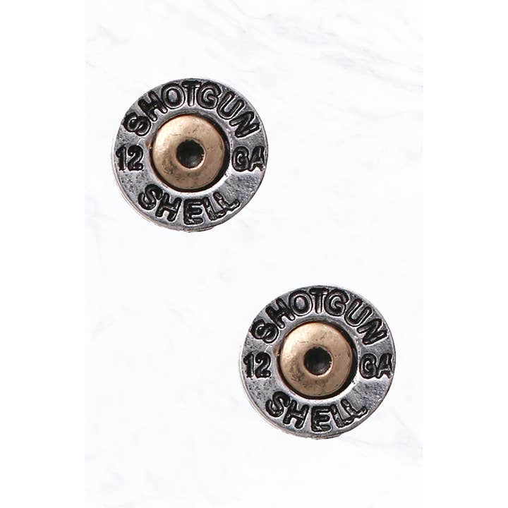 Suzie Q USA – Brincos de pino por atacado – Brincos 12MM Bullet Shell1