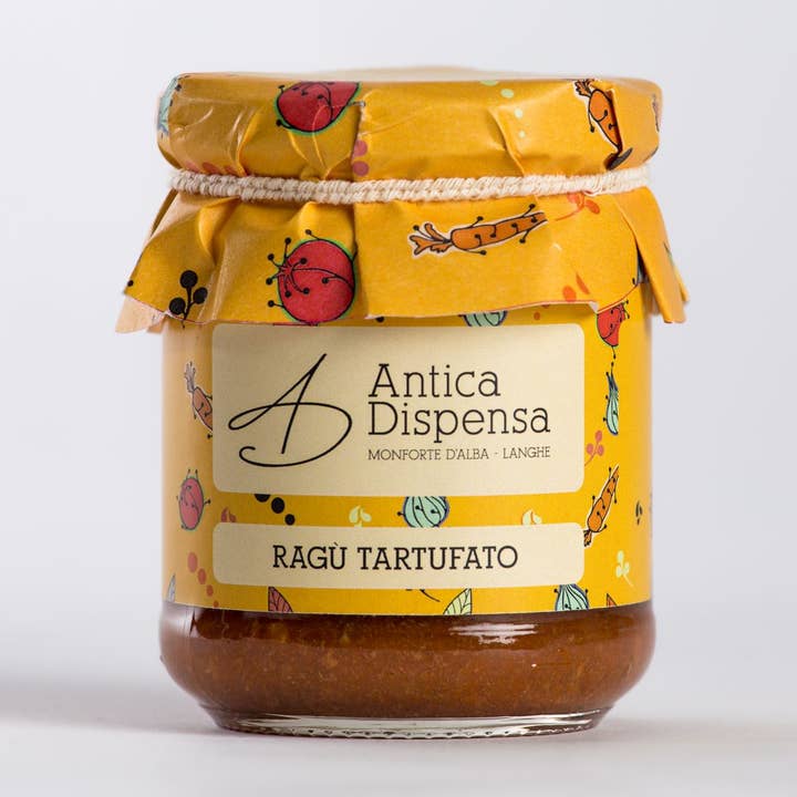 RAGU' TARTUFATO 180 gr per la vendita all'ingrosso da parte di Antica Dispensa