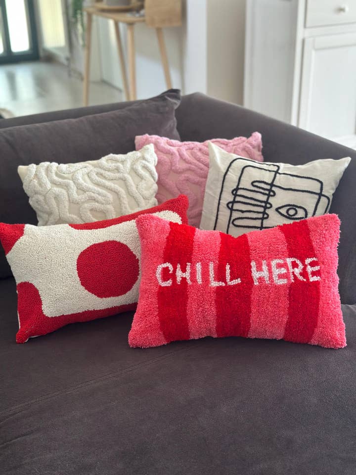 Capa de Almofada Bordada à Mão com Agulha de Punção por atacado de Honey Art and Nature