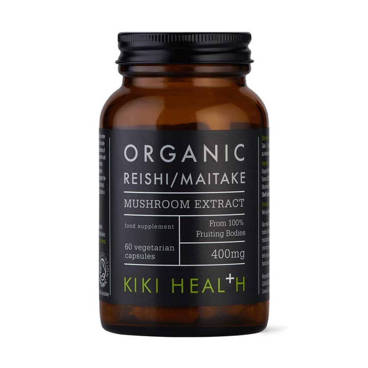 Organic Maitake & Reishi Mushroom Extract Blend -60 Vegicaps for wholesale by KIKI Heath