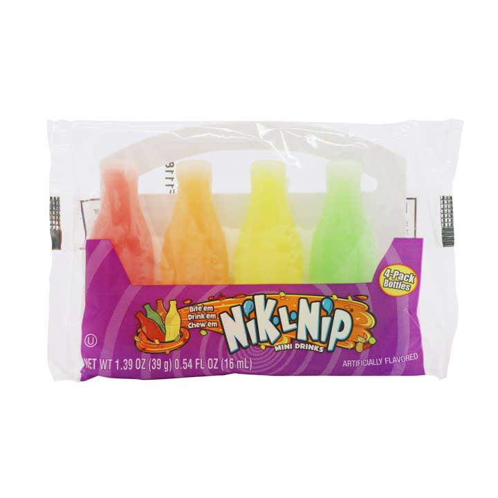 Grandpa Joe's Candy Shop - Wholesale Boiled sweets - Nik-L-Nip 4 pack 1.39oz Candy, 18ct1