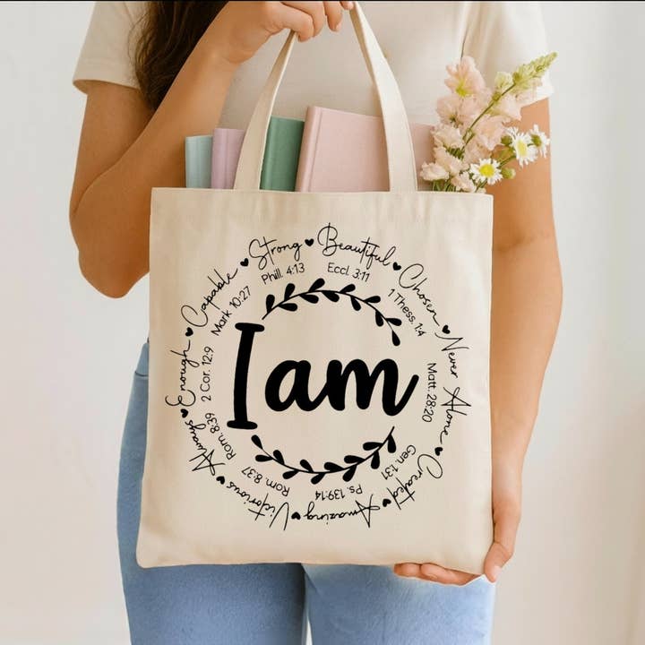 Prayerful Moments, Shopping Tote/Church Events, Faith-Based for wholesale by Jolly Bundles