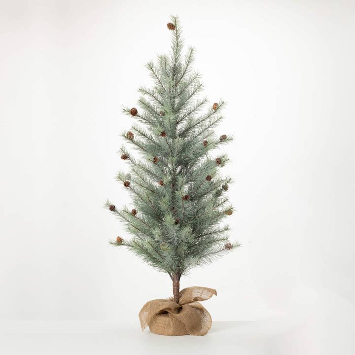 Sullivans Home Decor - Wholesale Artificial Christmas Tree - Snowy Mini Pinecone Tree