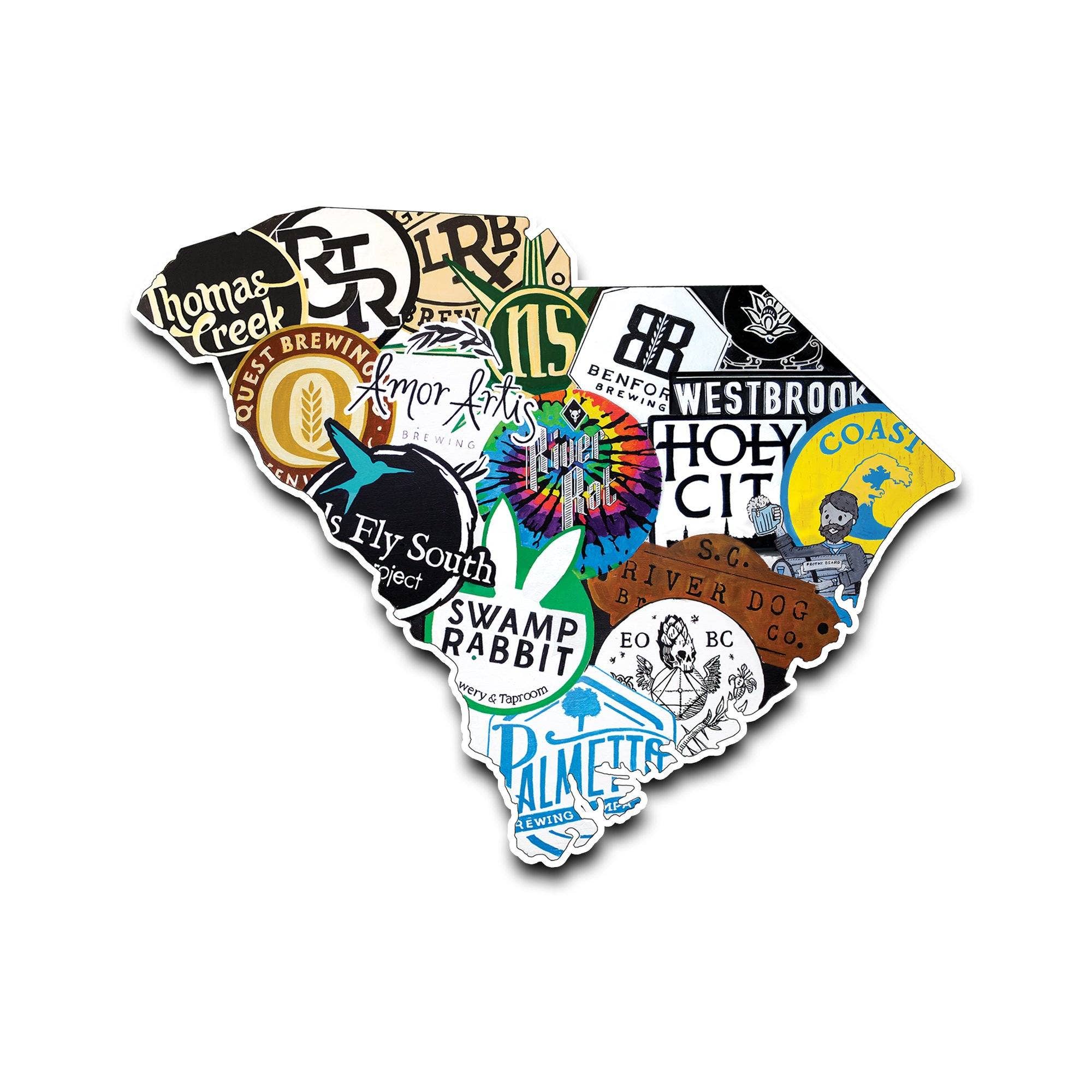 States Of Brew - Wholesale Sign - "Hoppy Faces, Barley Places"3