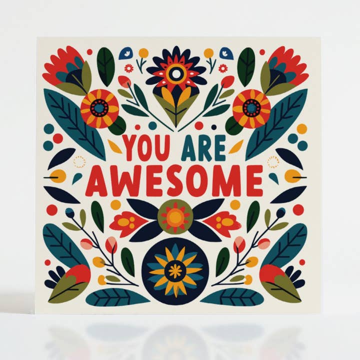 Brilliantly Brave - Wholesale Encouragement Card - You Are Awesome