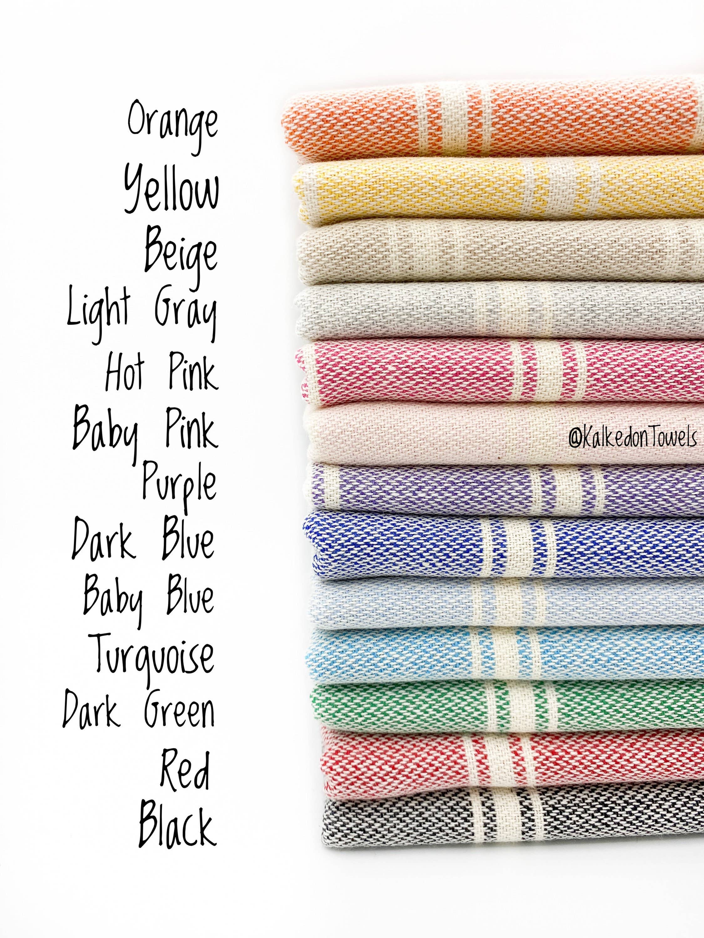Kalkedon Towels - Vendita all'ingrosso Strofinacci - Asciugamano da cucina turco in cotone | Asciugamano per mani e piatti10