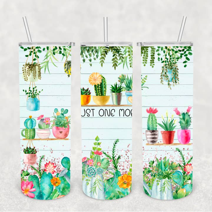 Just One More House Plant Tumbler for wholesale by The Potted Oasis