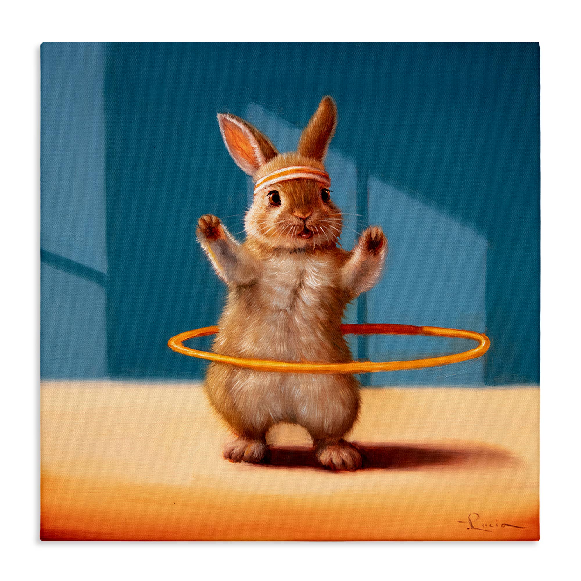 Stupell Industries - Wholesale Wall Sign - Hula Hooping Rabbit - Unframed Wall Art8