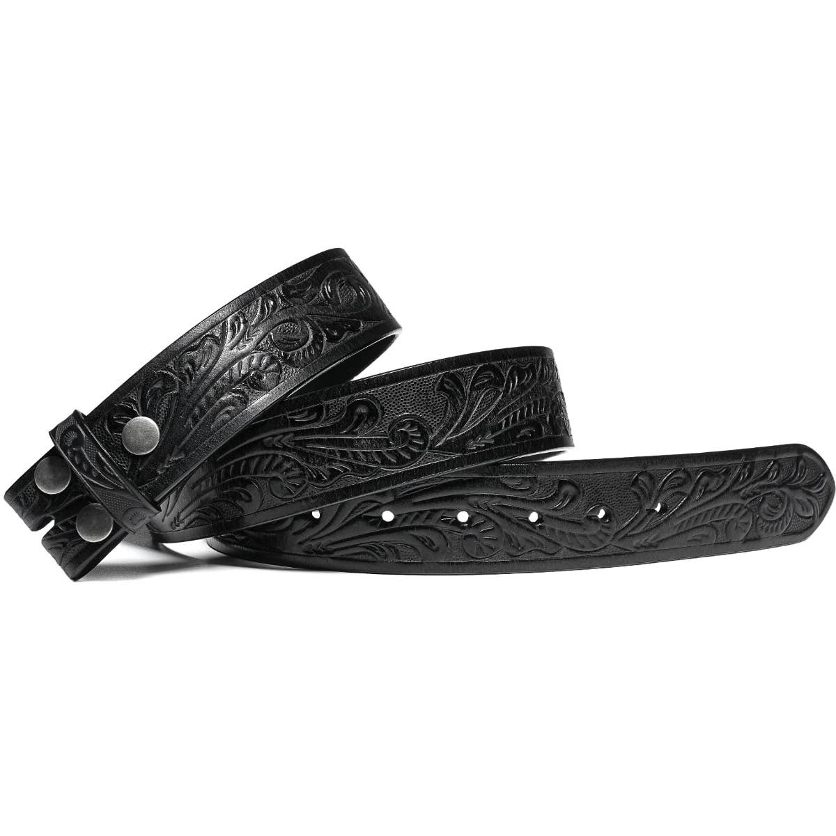 Fabio Valenti - Vendita all'ingrosso Cintura - Uomo - Cintura da uomo in vera pelle con cinturino a scatto senza fibbia8