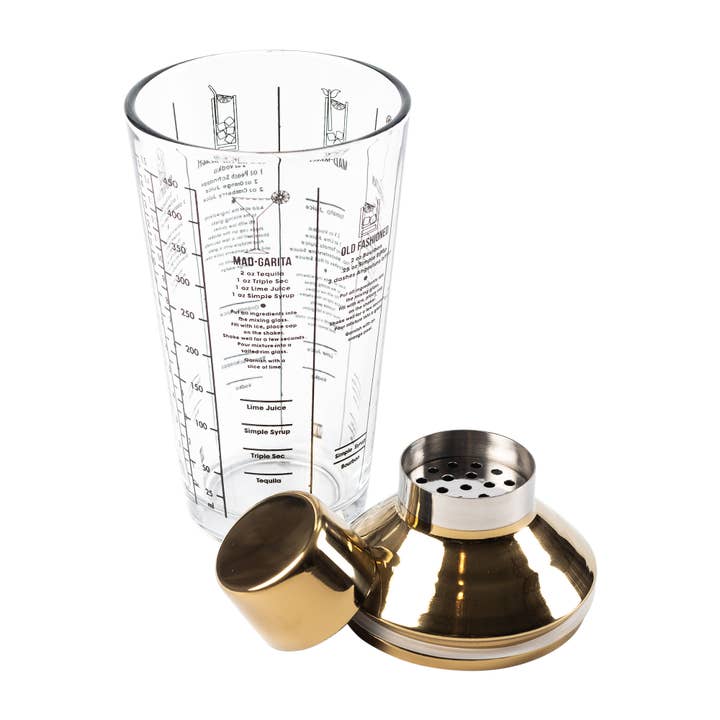 Mad Man - Wholesale Cocktail Shaker - Recipe Cocktail Shaker3
