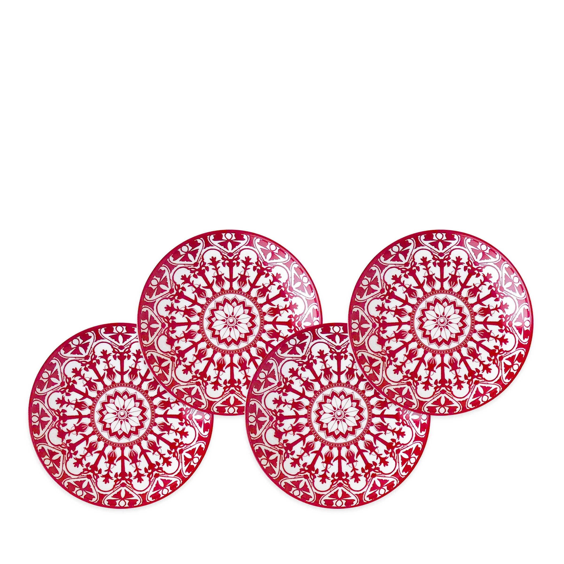 Caskata - Wholesale Appetizer Serveware - Casablanca Crimson Small Plates, Set of 40