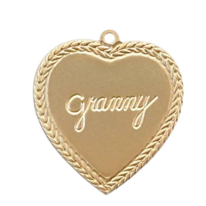 Granny Gold Plated Charm for wholesale by Adorn by Alexandra Riley