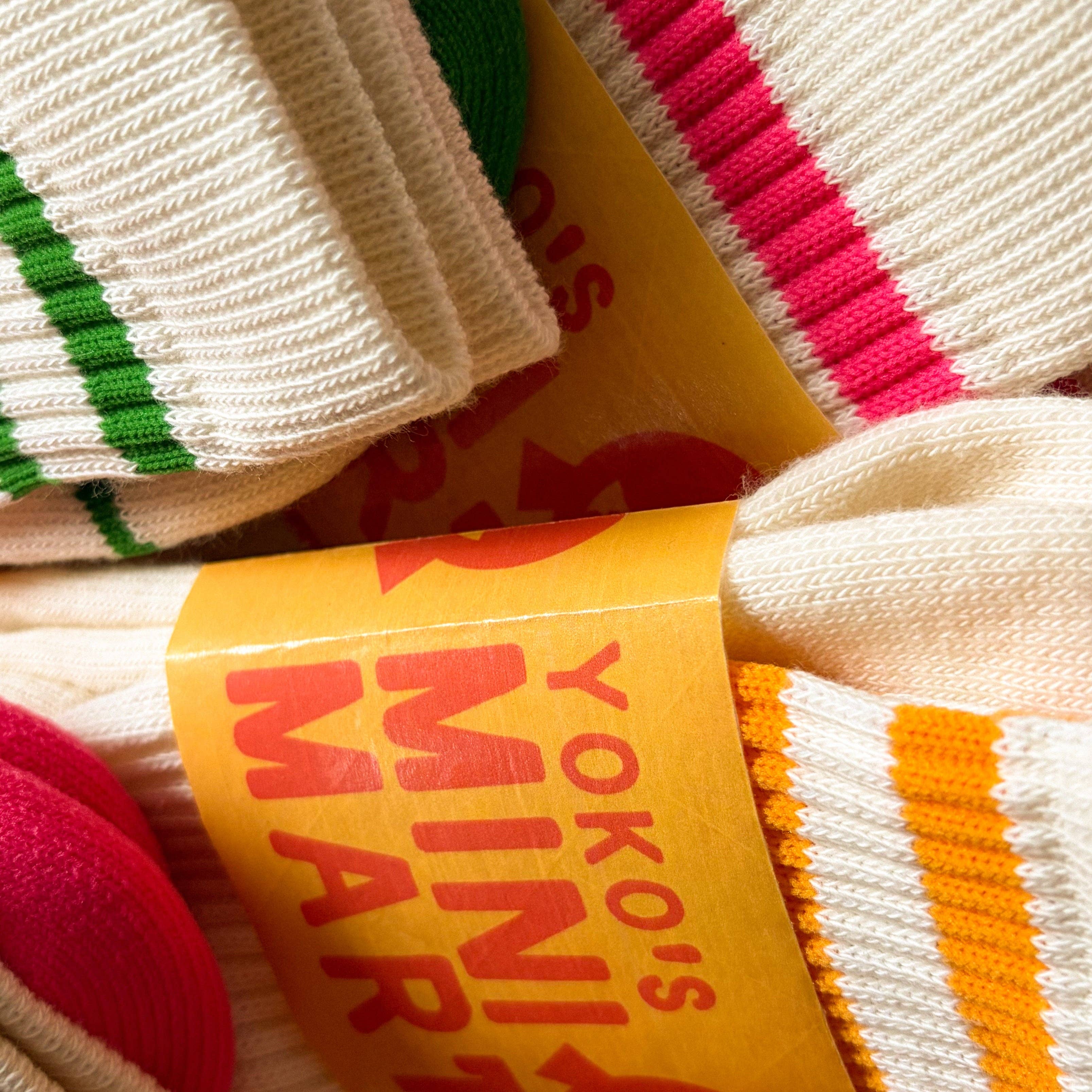 Yoko's Mini Mart - Wholesale Socks - Women's - Team Socks Green3