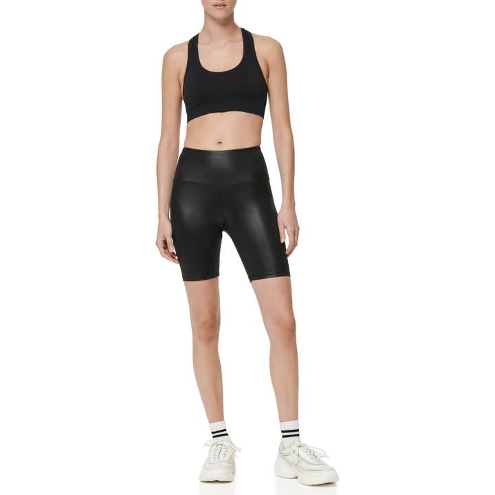 Liquid High-Waist Biker Short for wholesale by Andrew Marc Sport