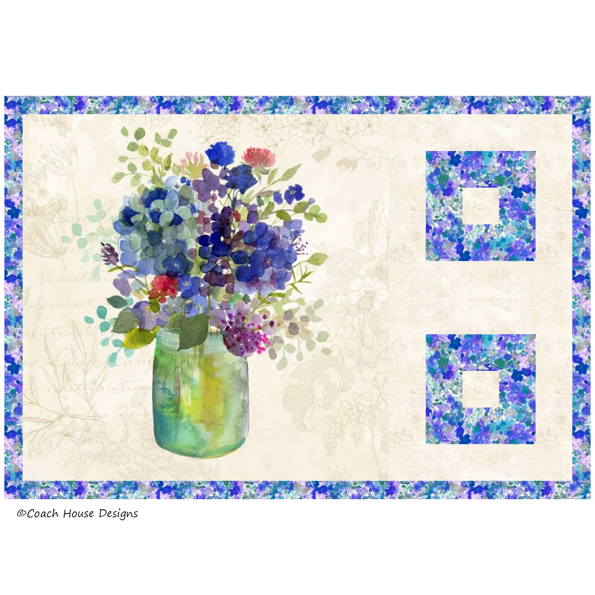 Coach House Designs - Wholesale Quilt - Flowers for Your Table Quilt Pattern7