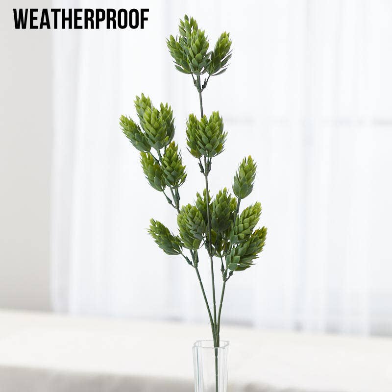 Factory Direct Craft - Wholesale Artificial Flowers - 25" Weatherproof Hops Greenery Stem - Select Color5