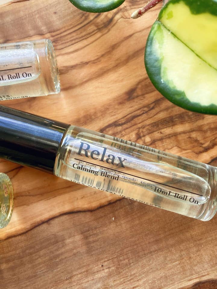 Relax Olio Essenziale Rotolo On per la vendita all'ingrosso da parte di WECO Soap Co.