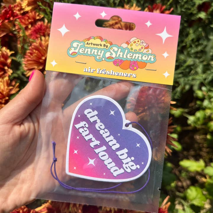 ShlemonArt - Wholesale Air Freshener - Dream Big Fart Loud Air Freshener - Lavender Scented