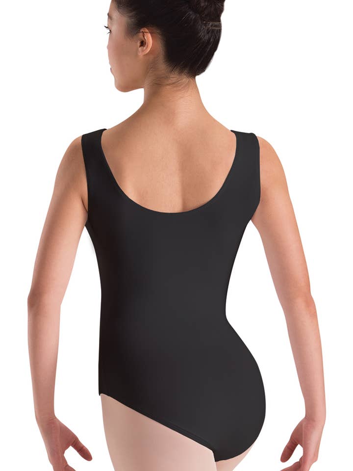Black Dri-Line Classic Tank Leotard for wholesale on Faire1