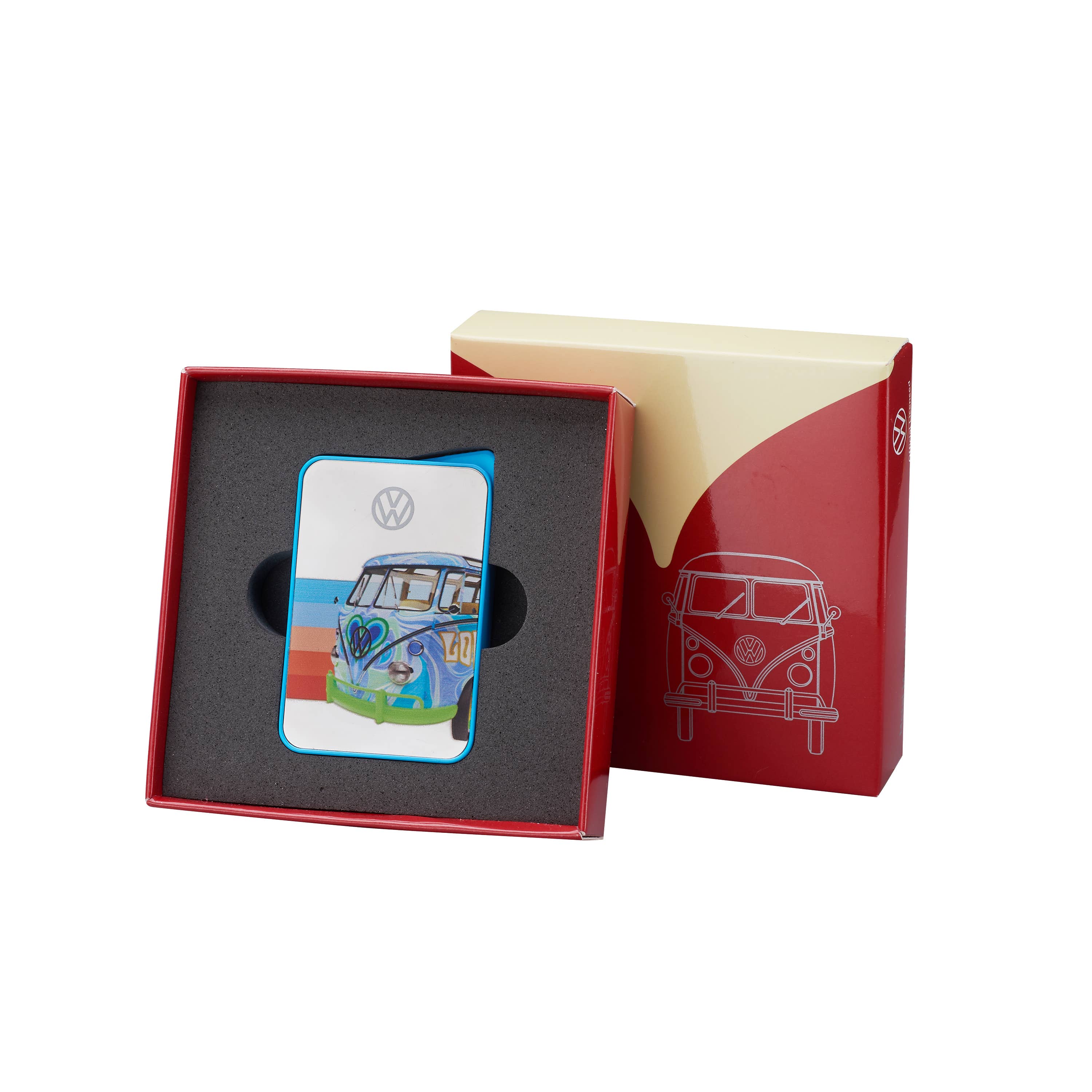 Champ by Polyflame - Wholesale Lighter - VOLKSWAGEN, Metal Lighter, 8-Piece Display, Cylindriq8