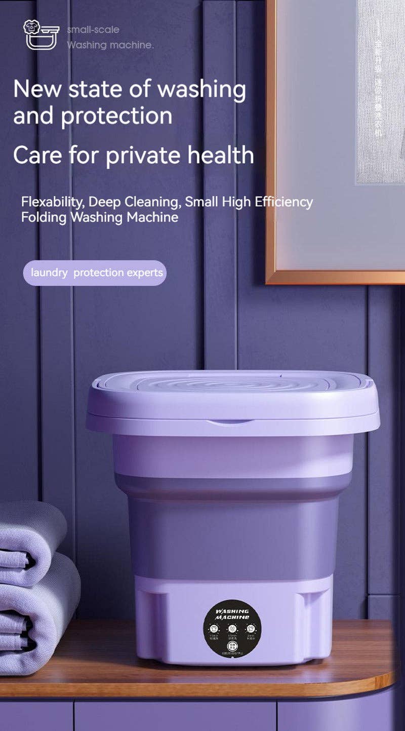 VIGOR – wholesale Tvättkorg – VIKBAR Bärbar tvättmaskin för klädvård23