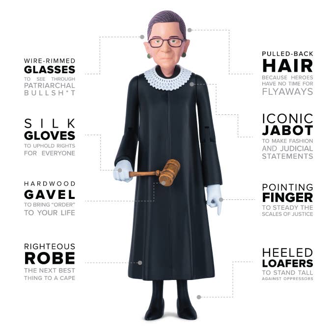 FCTRY - Wholesale Decorative Figurine - Ruth Bader Ginsberg Action Figure5