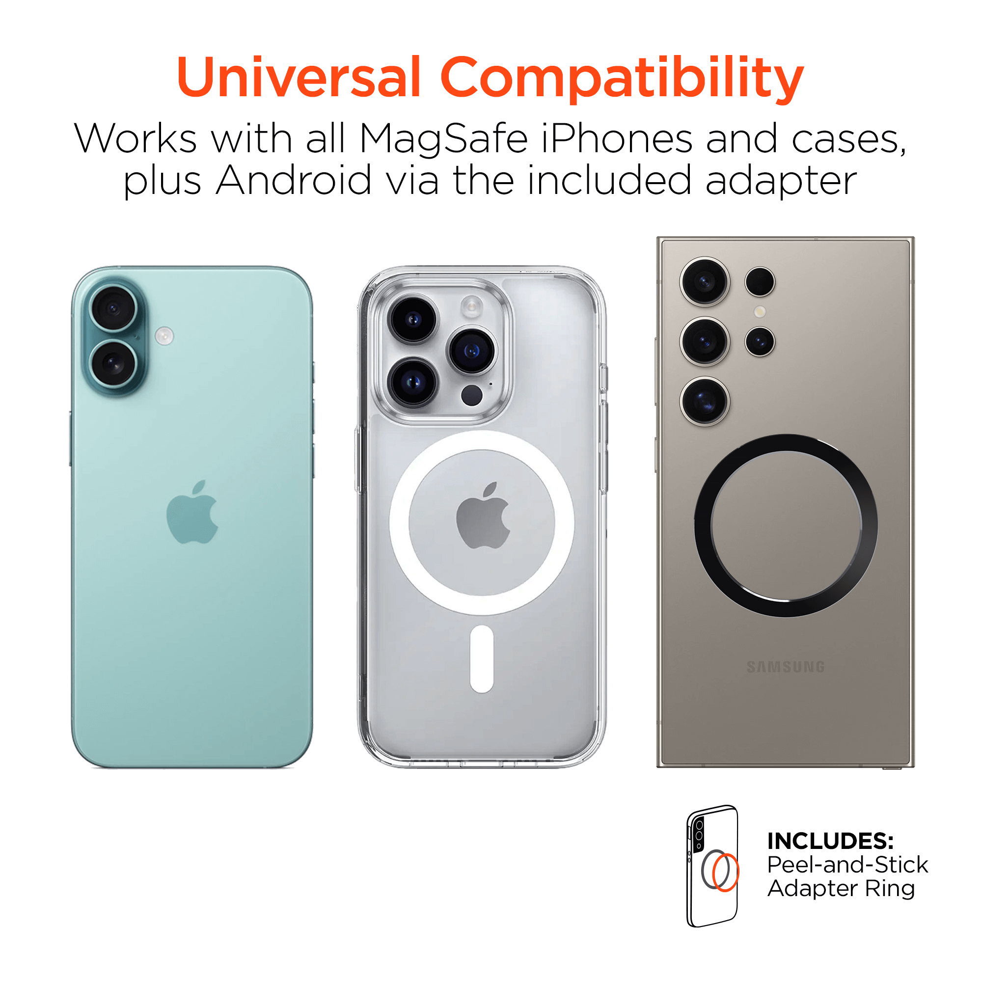 JupiterGear Home - Wholesale Phone/Tablet Stand - HyperGear Mag Vac Magnetic Phone Mount w Vacuum Suction Cup2