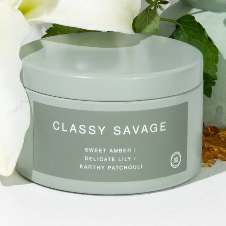 Classy Savage Metal Tin for wholesale by Blank Mason