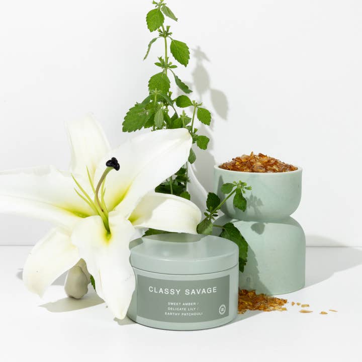 Classy Savage Metal Tin for wholesale by Blank Mason