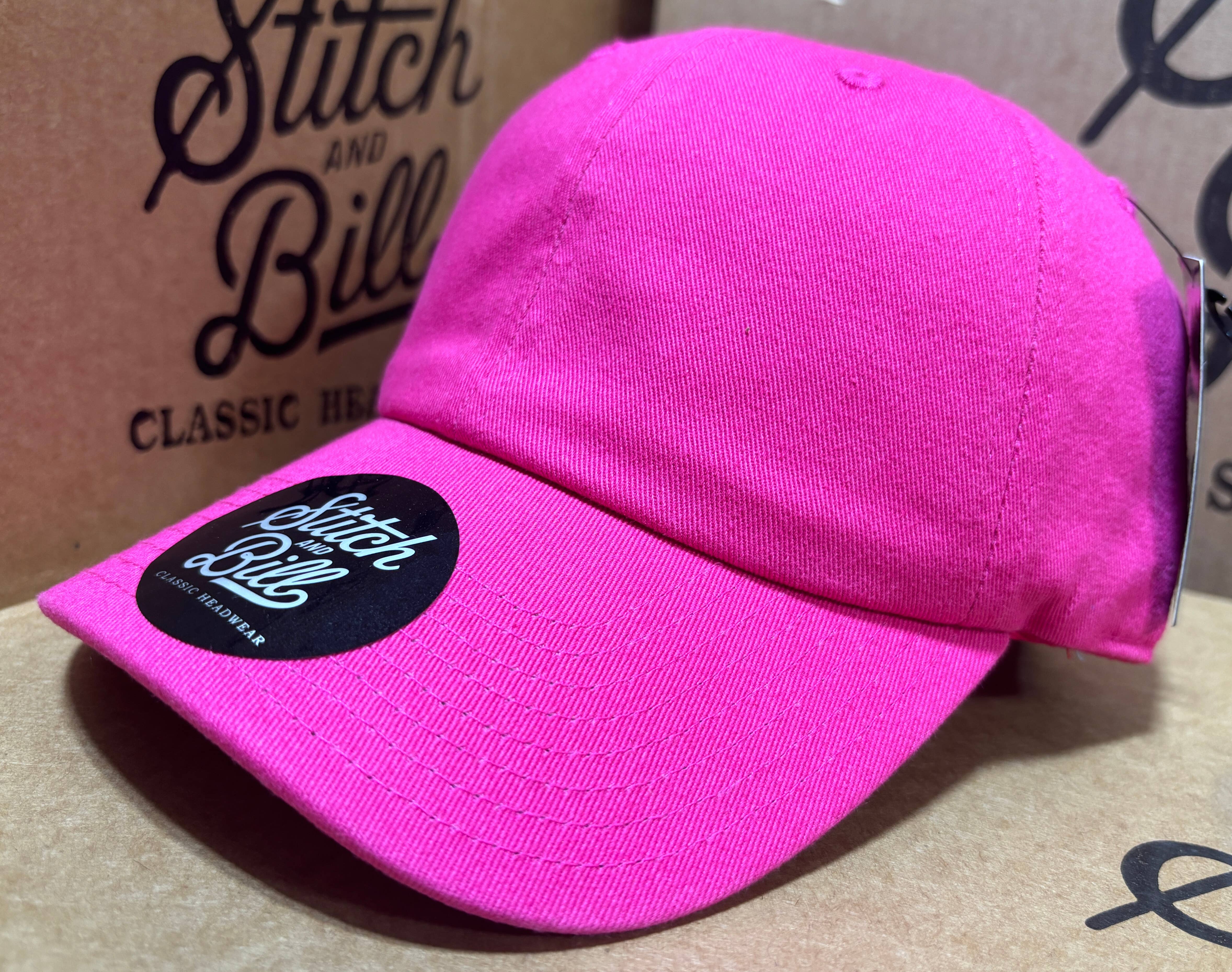 Stitch & Bill Hats - Wholesale Honkbalpet - Heren - Premium katoenen honkbalpet vaderspet heren dames diepe kroon28