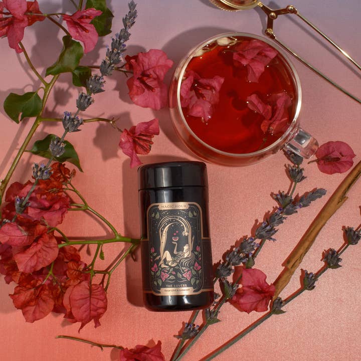 Magic Hour - Wholesale Loose Tea - The Lovers : Hibiscus-Cinnamon- Vanilla Love Potion