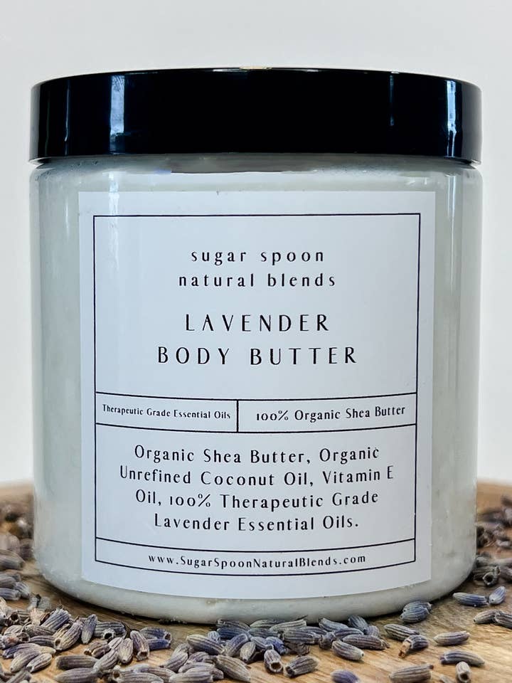 Lavender Body Butter for wholesale by Sugar Spoon Natural Blends