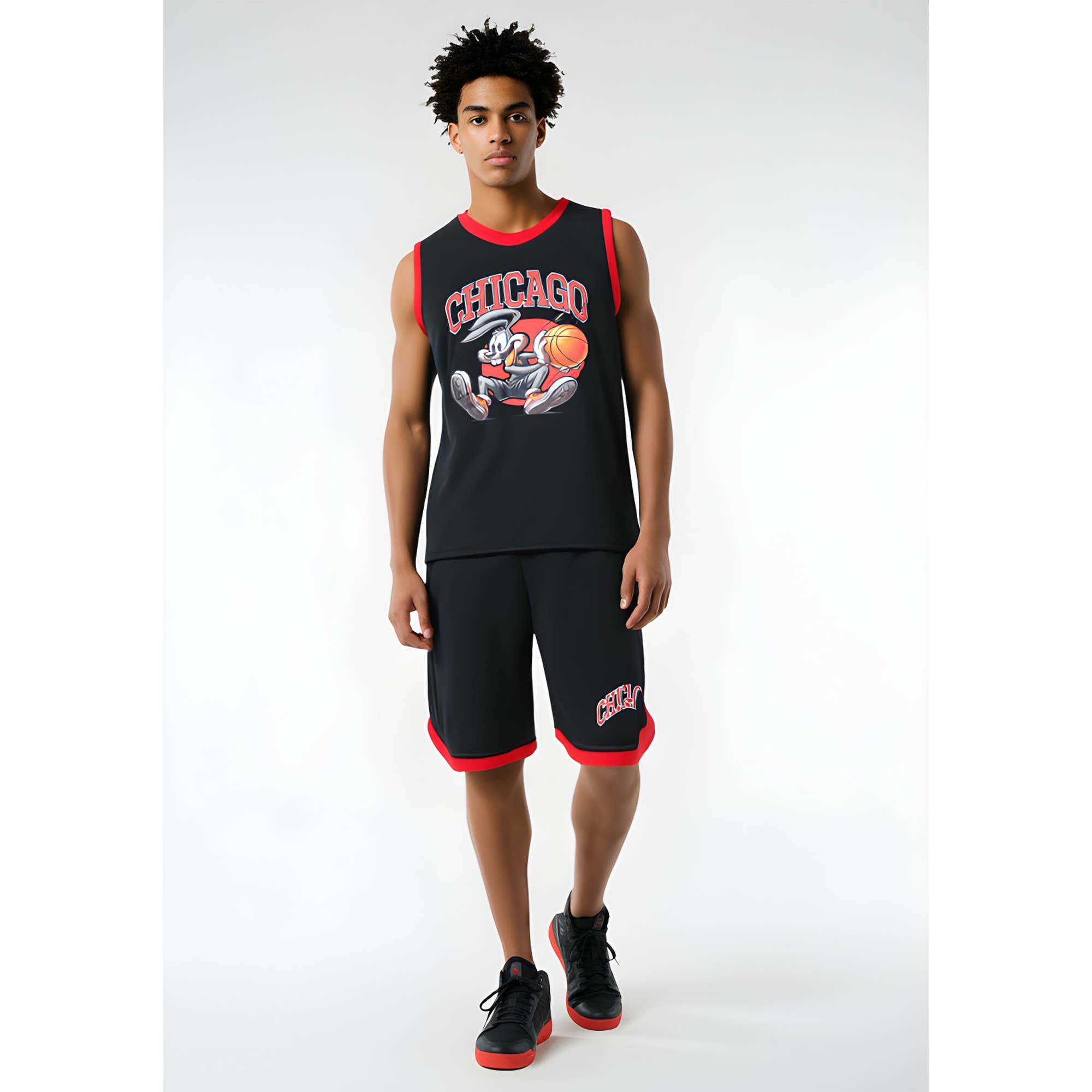Galaxy By Harvic - Wholesale Activewear Set - Men's - Men's 2-Piece Jersey and Short Set (S-2XL)
2