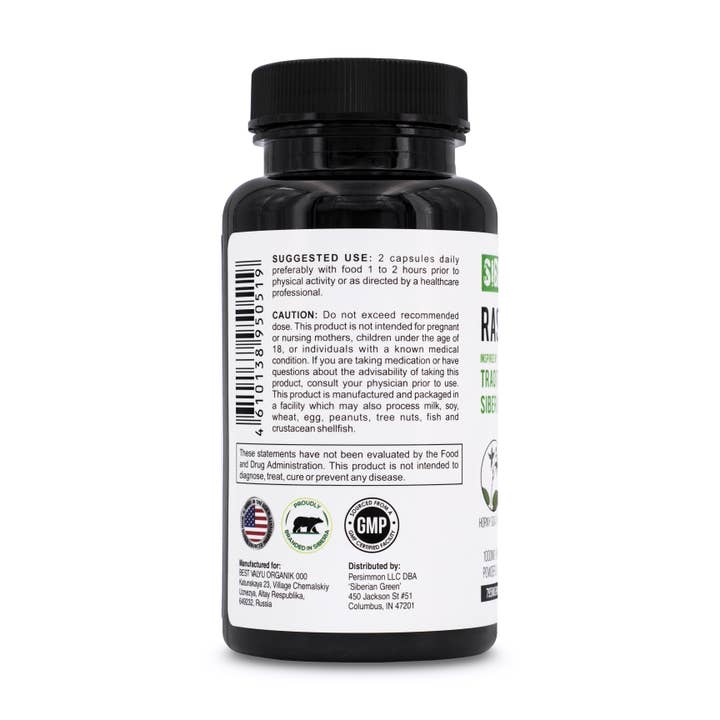 SiberianGreen - Wholesale Oral Supplement/Vitamin - Rasputin Herbs with Horny Goat Weed Maca Root Tongkat Ali Co