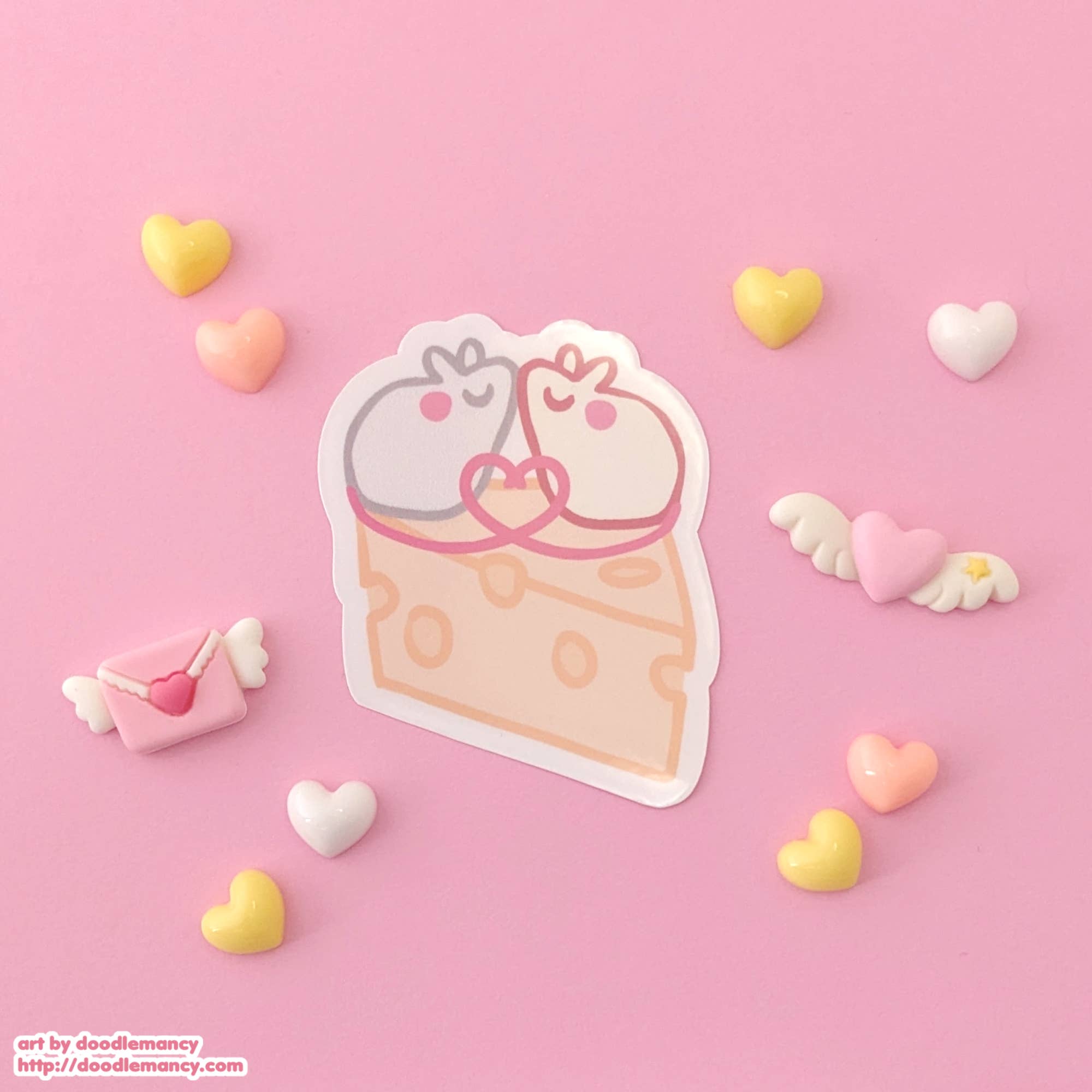 doodlemancy - Wholesale Sticker - Cheesy Romance Sticker
